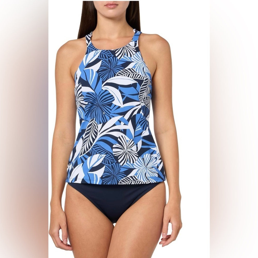 Nautica Women's Tankini Swimsuit Set– Quick-Dry, UPF+, Bathing Suit Top, Swim